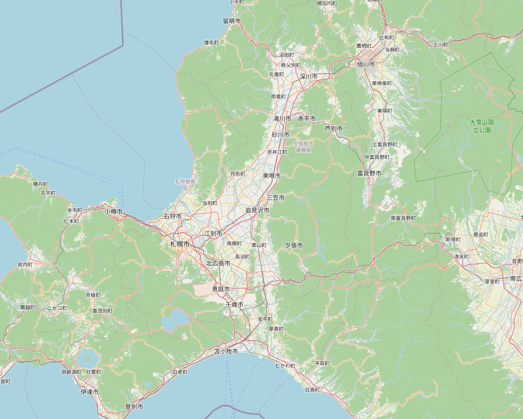 北海道路线图
